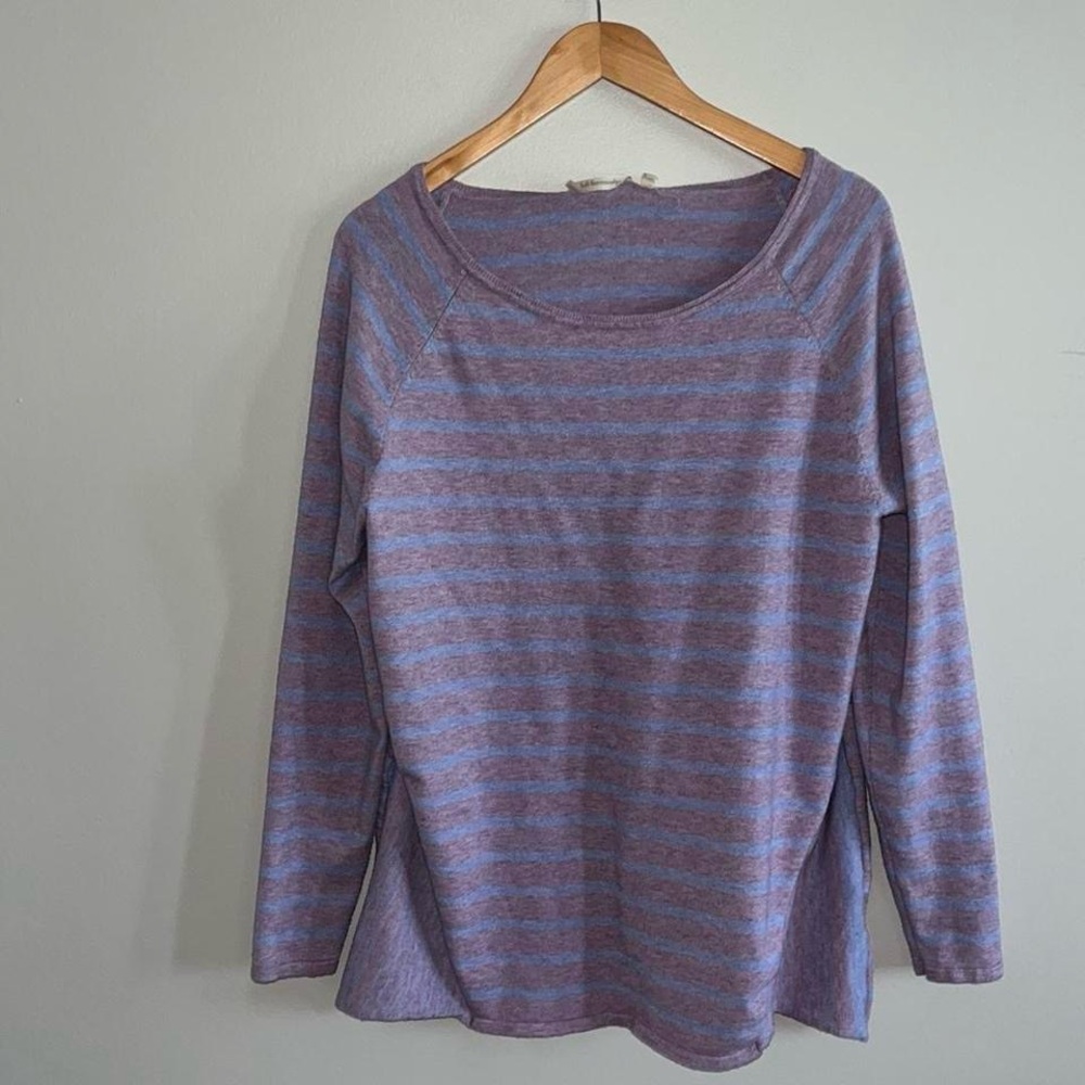 Soft Surroundings Striped Crewneck Sweater